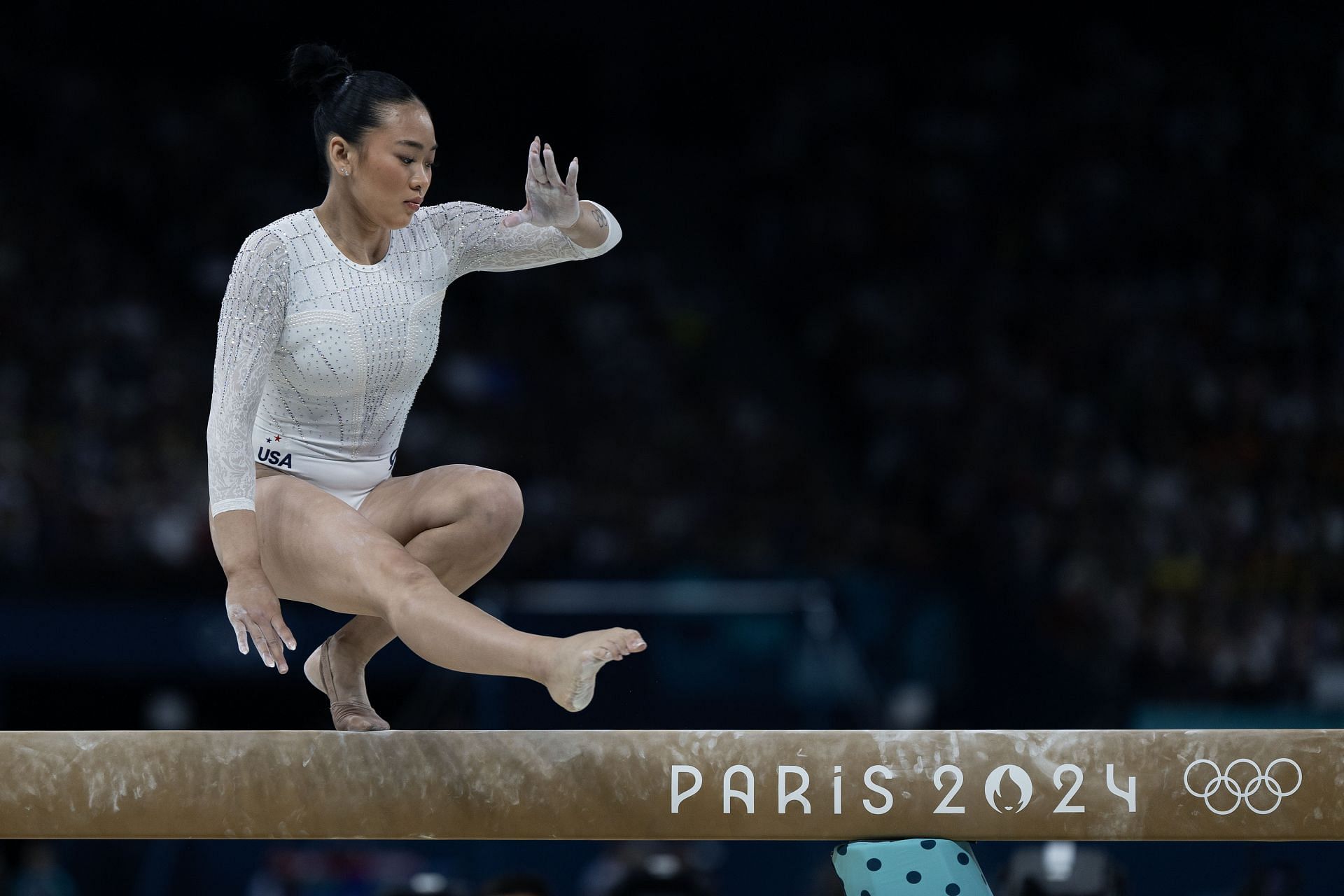 Suni Lee at the Paris Games 2024 - Source: Getty